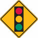 Traffic Sign 18 in x 18 in Yellow