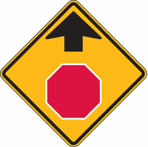 Stop Sign Ahead Traffic Sign 30 x 30 