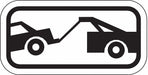 Towing Sym Parking Sign 6 x 12 