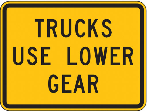Traffic Sign 18 in x 24 in Yellow