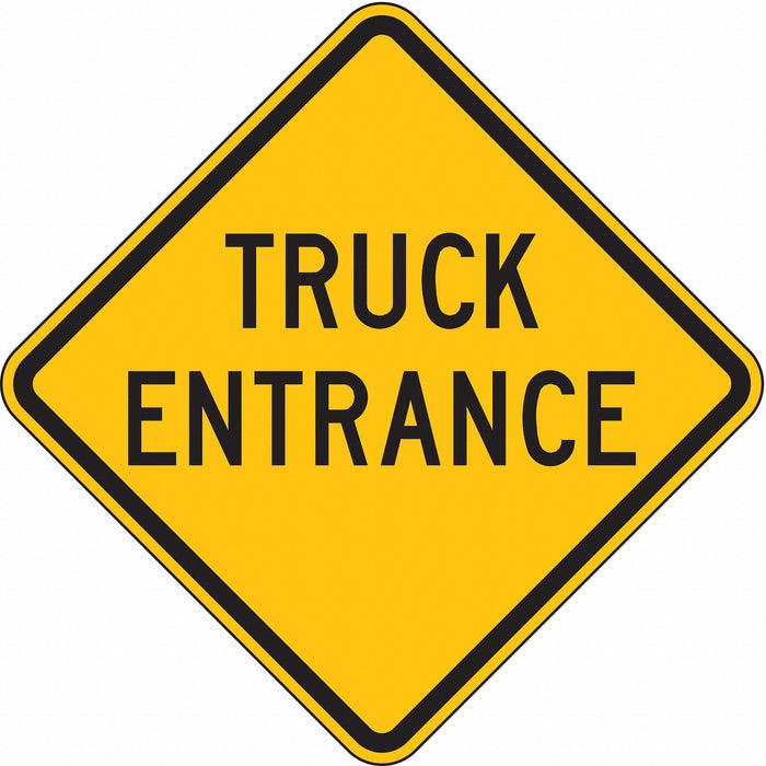 Traffic Sign 24 in x 24 in Yellow