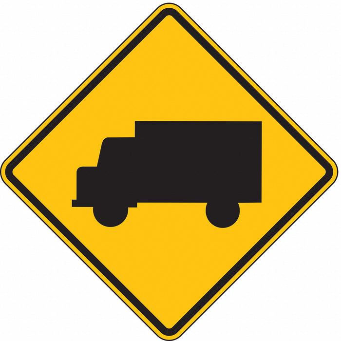 Traffic Sign 30 in x 30 in Yellow