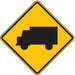 Traffic Sign 30 in x 30 in Yellow