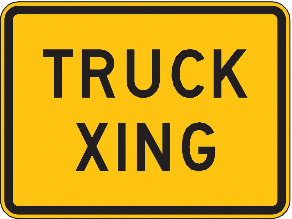 Traffic Sign 18 in x 24 in Yellow