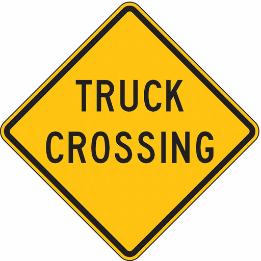 Truck Crossing Traffic Sign 24 x 24 
