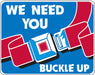 Traffic Sign 18 in x 24 in Blue