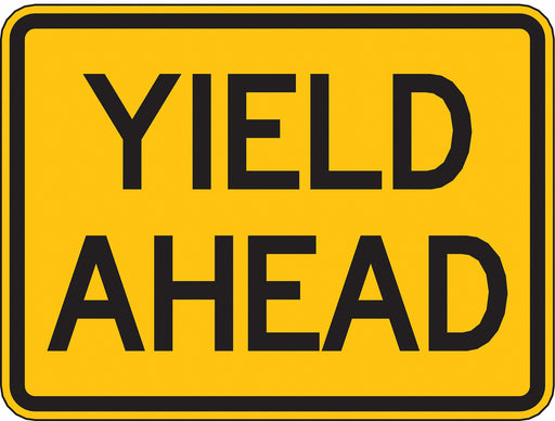 Traffic Sign 18 in x 24 in Yellow