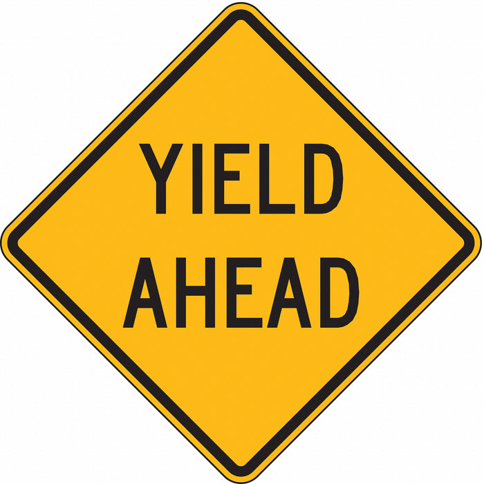 Traffic Sign 24 in x 24 in Yellow