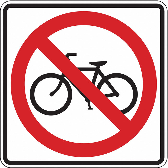Traffic Sign 24 in x 24 in White