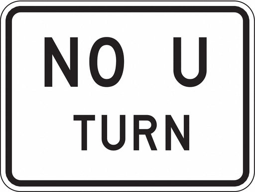Traffic Sign 18 in x 24 in White