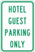 Guest Parking Sign 18 x 12 