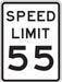 Traffic Sign 24 in x 18 in White