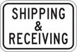 Rflctv Ship Receiving Sign 18x24in Alum