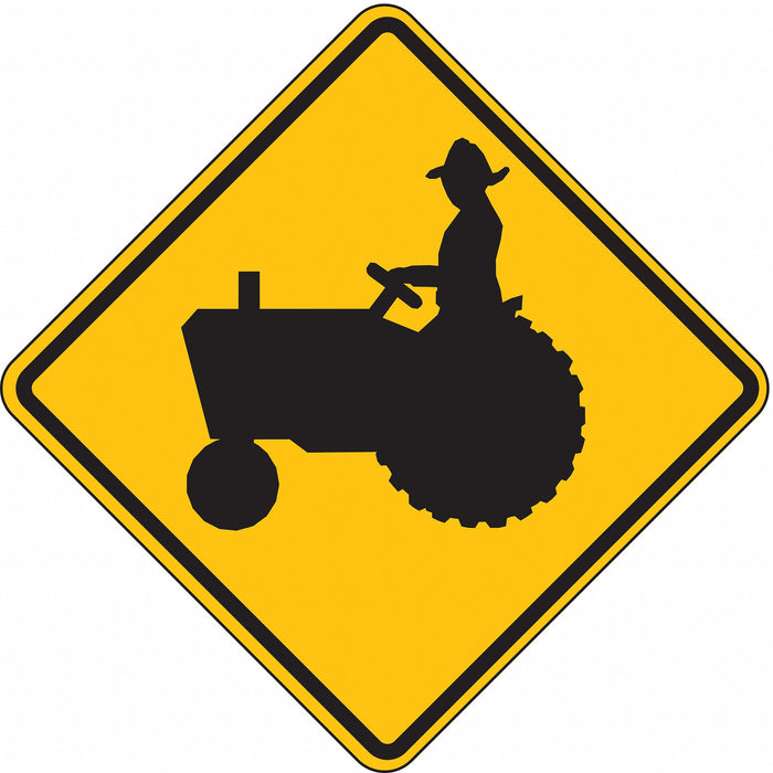 Traffic Sign 24 in x 24 in Yellow