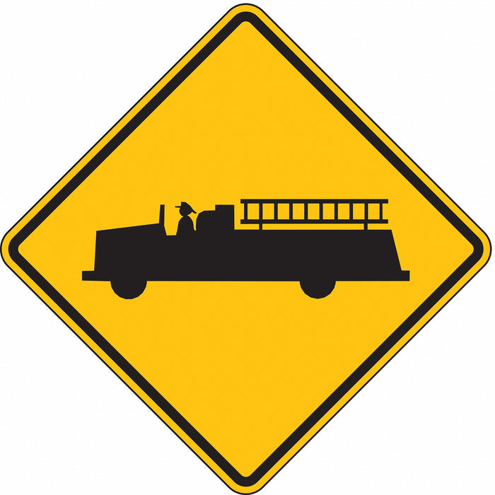 Traffic Sign 24 in x 24 in Yellow