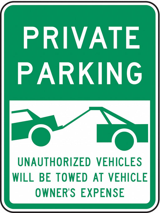 Private Parking Sign 24 x 18 