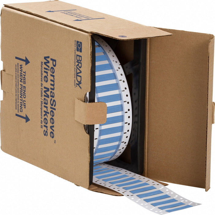 Wire Marker Polyolefin Blue