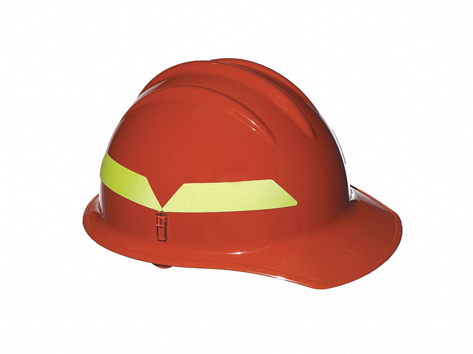 Fire Helmet Orange Front Brim
