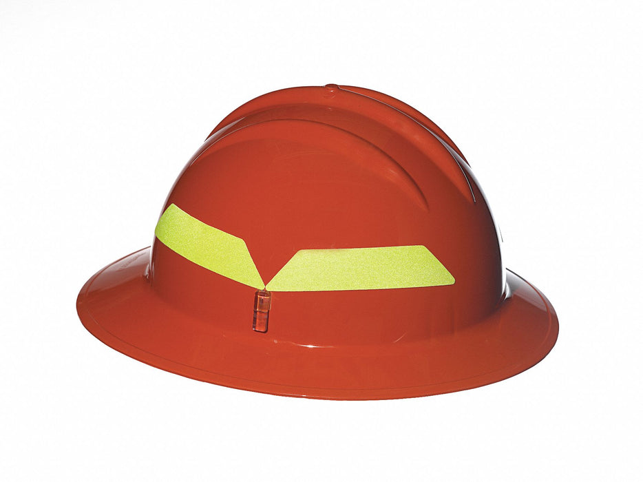 Fire Helmet Orange Full-Brim