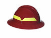 Fire Helmet Red Full-Brim