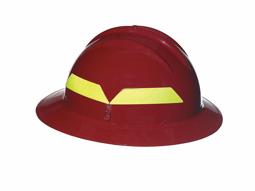 Fire Helmet Red Full-Brim