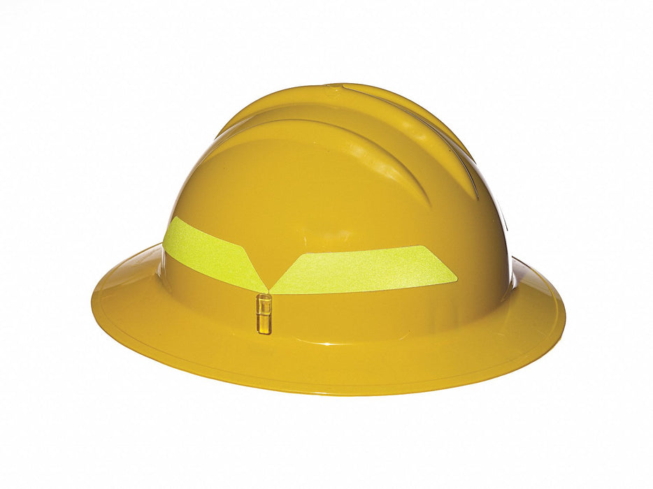 Fire Helmet Yellow Full-Brim