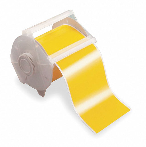 F0285 ContinuousLabelStock Yellow Gloss