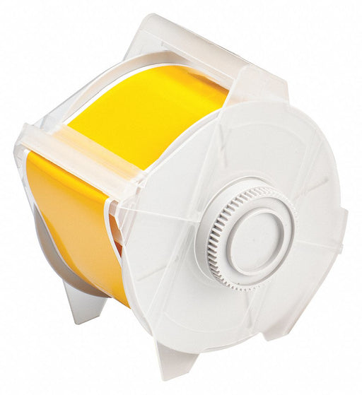 F0284 ContinuousLabelStock Yellow Gloss