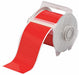 F0283 ContinuousLabelStock Red Gloss 4inW