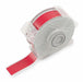 F0285 ContinuousLabelStock Red Gloss 1-1/8inW