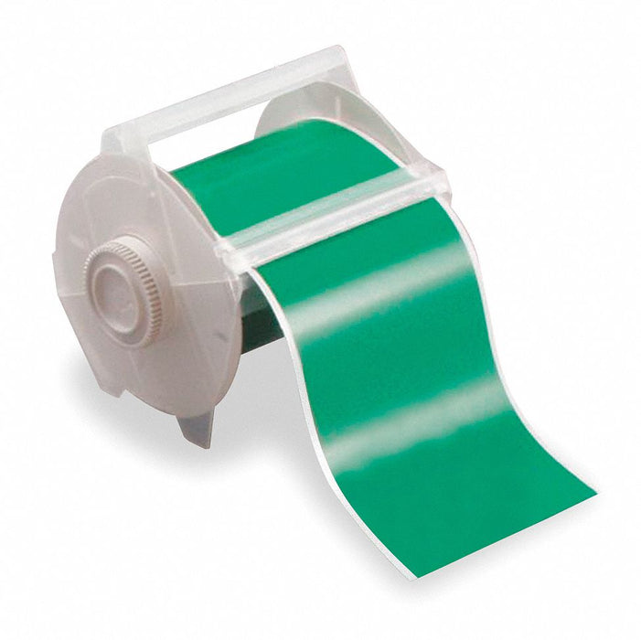 F0285 ContinuousLabelStock Green Gloss