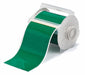 F0283 ContinuousLabelStock Green Gloss 4inW