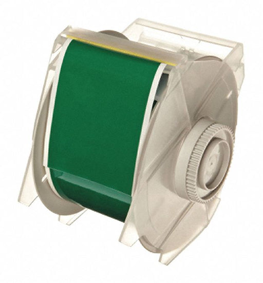F0284 ContinuousLabelStock Green Gloss