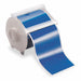 F0285 ContinuousLabelStock Blue Gloss 1-1/8inW