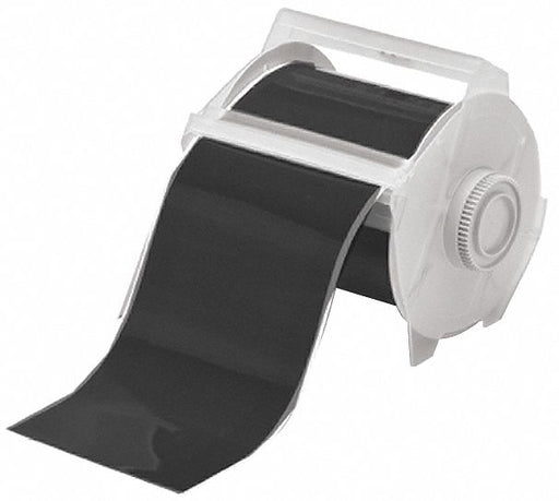 F0283 ContinuousLabelStock Black Gloss 4inW