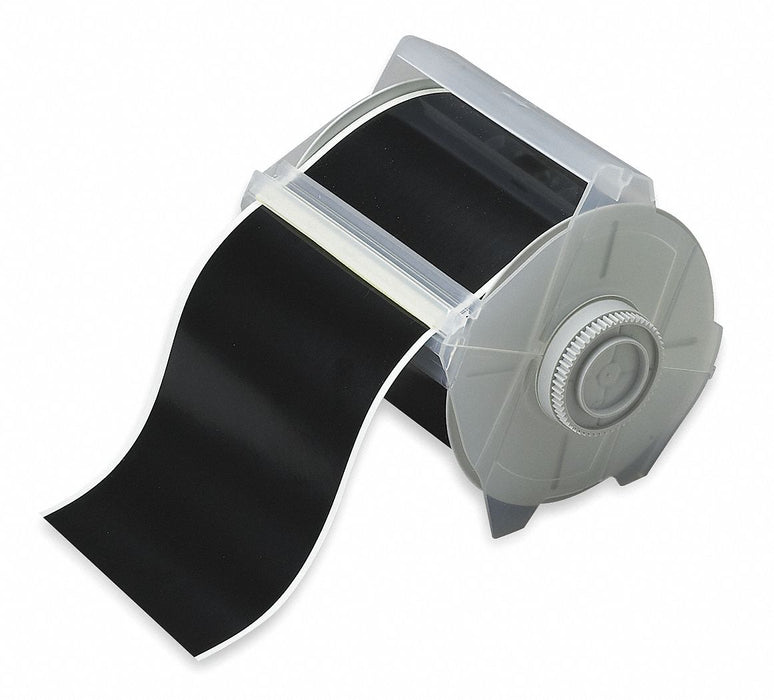 F0284 ContinuousLabelStock Black Gloss