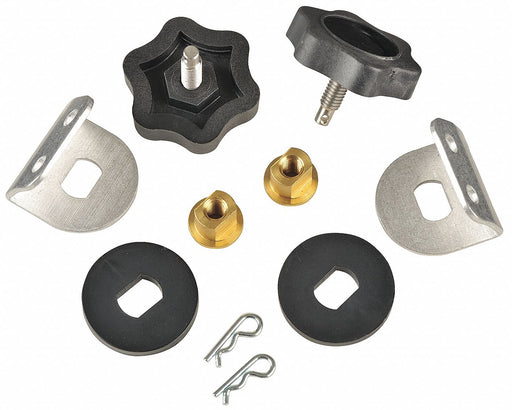 Faceshield Mounting Kit Nylon Black