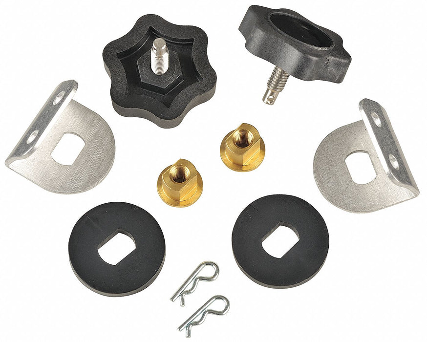 Faceshield Mounting Kit Nylon Black