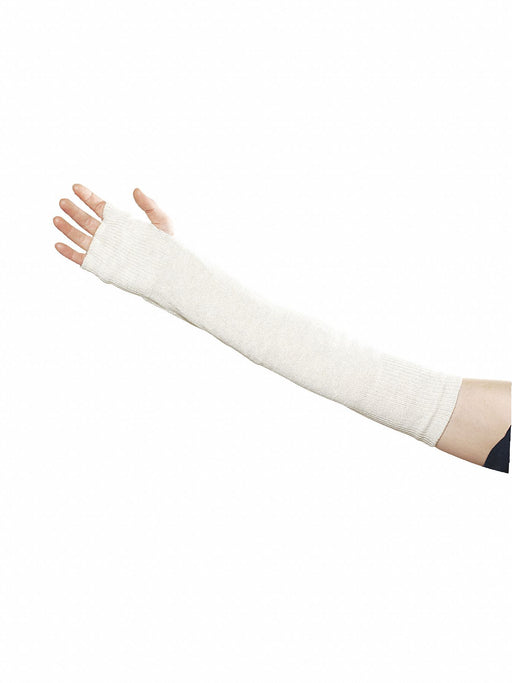 HR Sleeve w/Thumbhole Univ 18 In L White