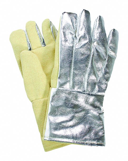 Aluminized Gloves 600F 14 PR