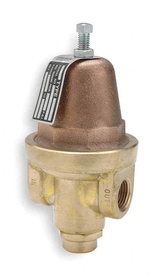 Pressure Regulator 1/2 In 100 to 250 psi