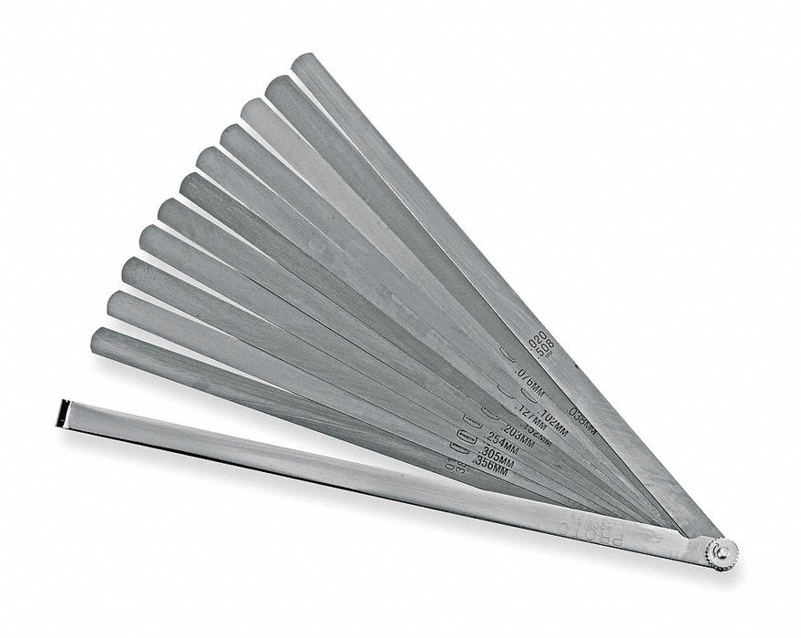 Long-Blade Feeler Gauge Set Dim Type In