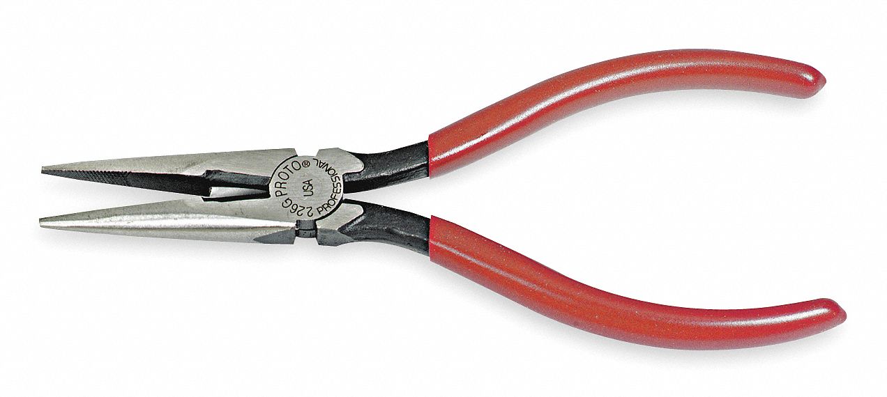 Needle Nose Plier 6-5/8 L Serrated
