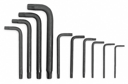 Torx Key Set L Shape 2 5/16 to 5 7/32 in