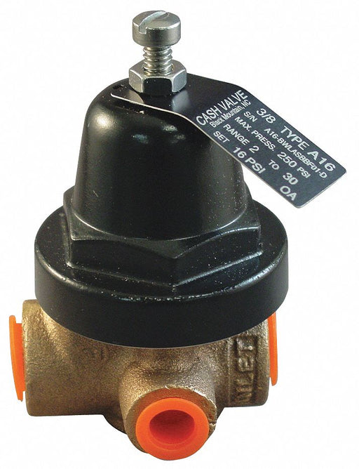 Pressure Regulator 3/8 In 2 to 30 psi