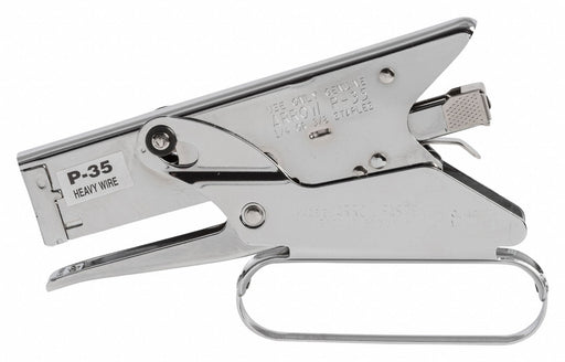 Plier Stapler Manual Heavy Dty Flat Crwn