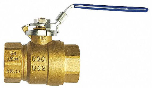 Manual 2-Way Ball Valve NPT Brass