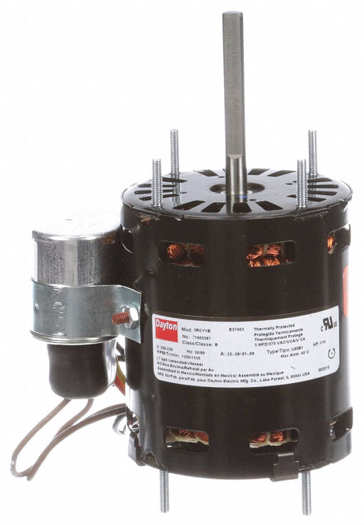 Motor 1/10 HP 1550 rpm 3.3 208-230V