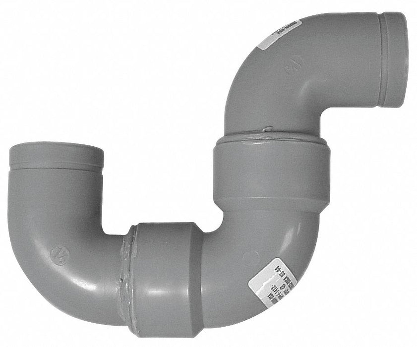 P-Trap 3 in Schedule 80 No Hub 80 PSI