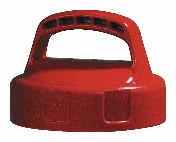 G3511 Storage Lid Red Plastic 4 in H